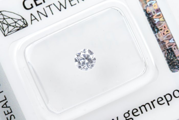 Ingen mindstepris - 1 pcs Diamant  (Natur)  - 0.40 ct - Rund - E - I1 - Gem Report Antwerp (GRA)