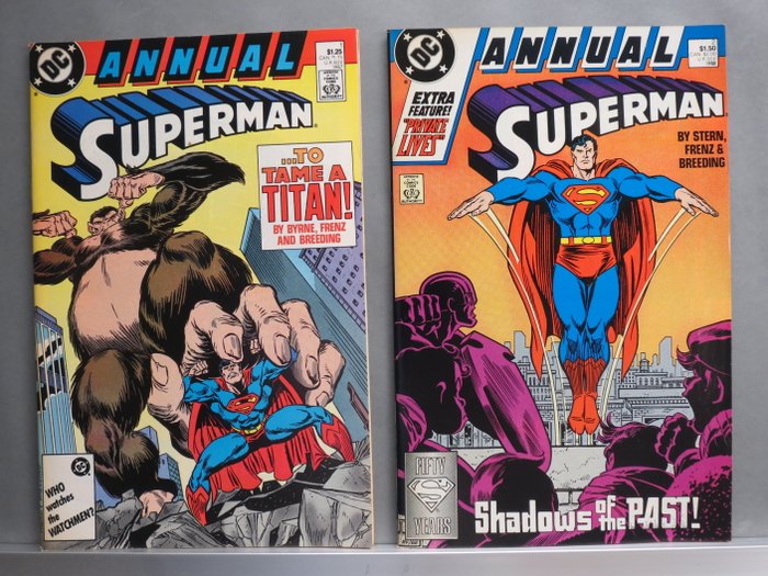 Superman - Issues # 59 ~ 83  , additional # 75 still bagged , # 77, 79  82 with special cover. Annuals 1 ~5 - 33 Comic - 1982/1993