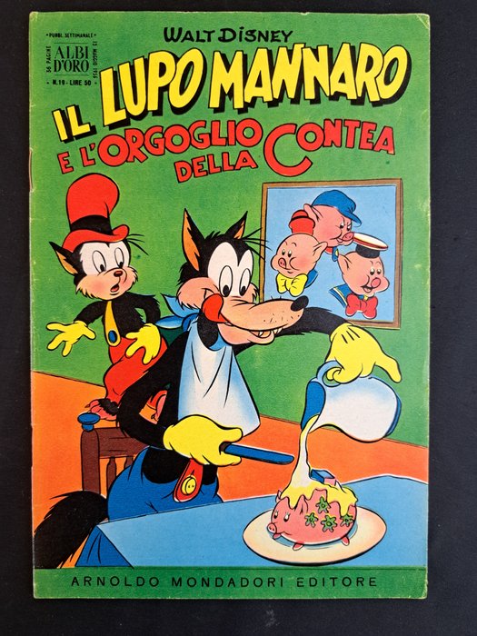 Albi d'Oro Serie Comica - Il Lupo Mannaro e l'Orgoglio della Contea e Altri - 7 Comic - Første udgave - 1956