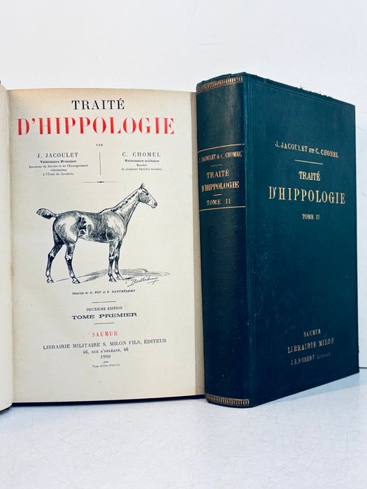 Jacoulet  Chomel / Poy  Barthélémy - Traité d'Hippologie - 1900