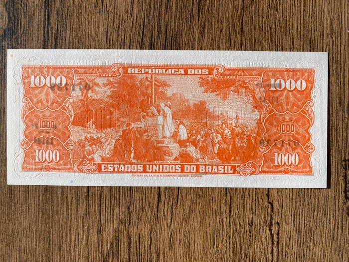 Brasilien. - 1000 Cruzeiros - ND (1953) - Pick 181  (Ingen mindstepris)