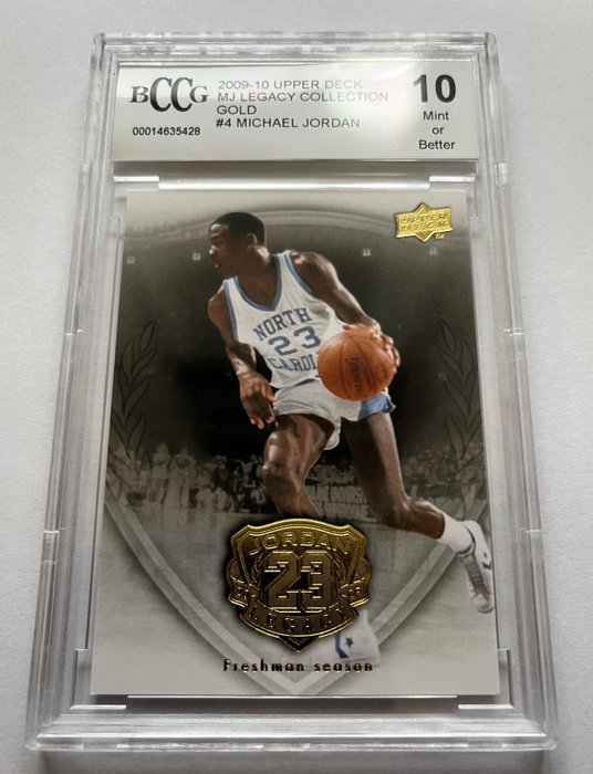 2009/10 Upper Deck MJ Legacy Collection Gold - Michael Jordan #4 - BCCG 10