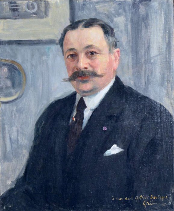 Jules-Alexandre Grün (1868-1934) - Portrait d'Arthur Boulogne