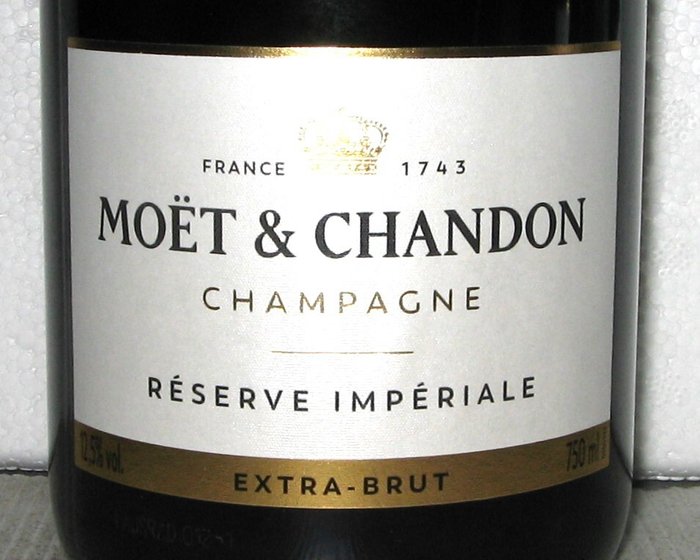 Moët  Chandon, Réserve Impérial - Champagne Extra Brut - 4 Flasker (0,75 L)