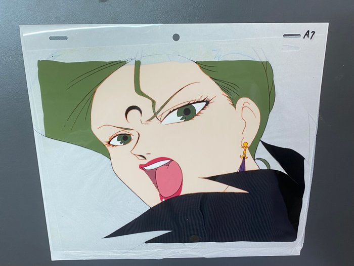 Sailor Moon (1992-1997) - 1 Original Animation Cel og Tegning af Petzite