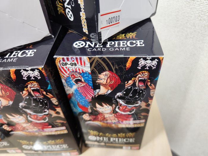 Bandai - 8 Booster box - One Piece - One Piece Card Game The Four Emperors OP-09 Booster Boxes Japanese Sealed - ONE PIECE Card Game