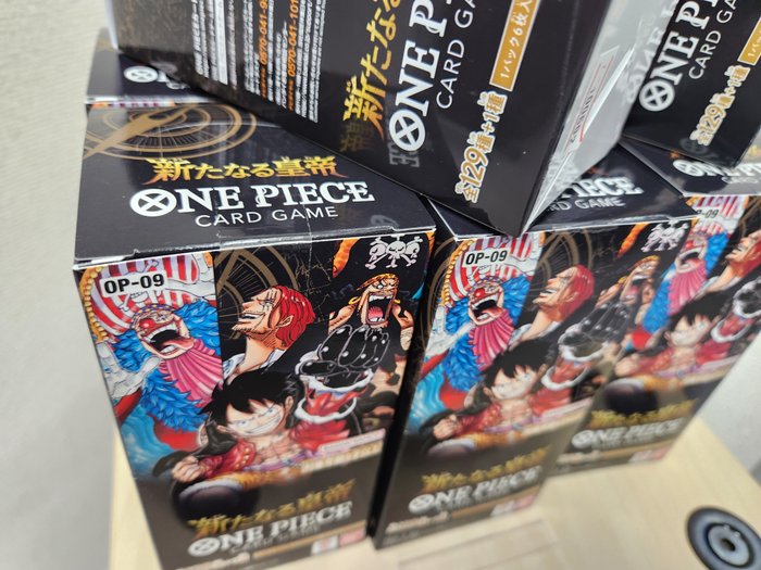 Bandai - 8 Booster box - One Piece - One Piece Card Game The Four Emperors OP-09 Booster Boxes Japanese Sealed - ONE PIECE Card Game