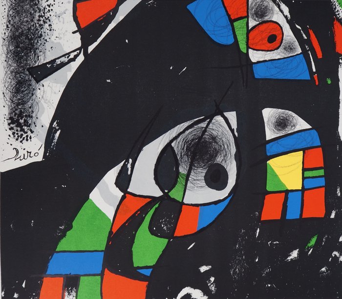 Joan Miro (1893-1983) - Personnage surréalise