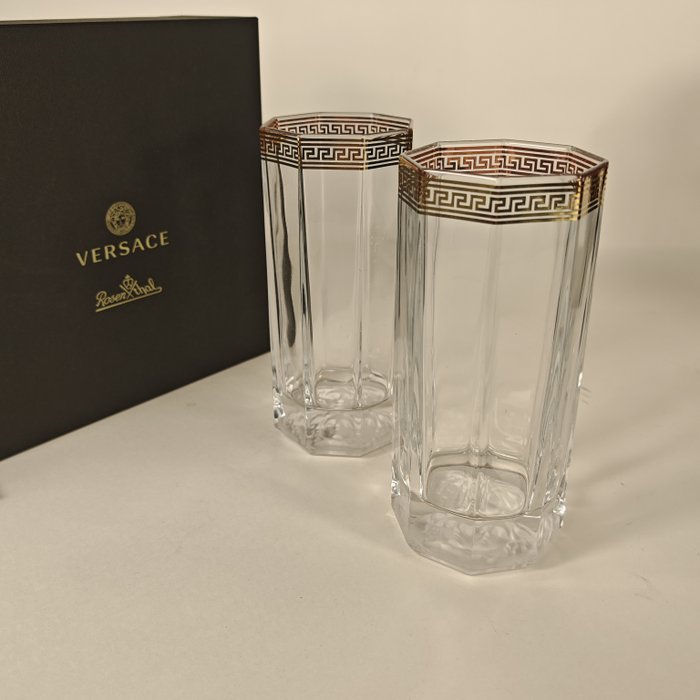 Rosenthal - Versace - Krukke - "Medusa d'Or - long drink" - Glas