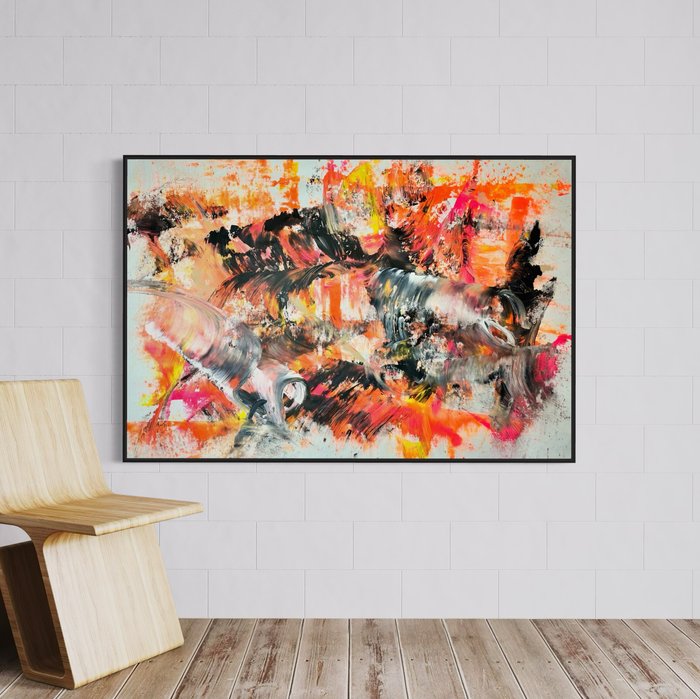 Timo Wedell (1994) - Pastel Frucht Abstract - XXL · No Reserve