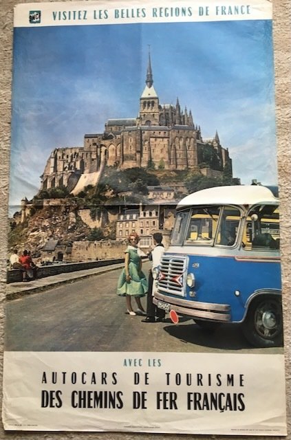 SNCF - Visitez le Mont Saint Michel avec les Autocars de Tourisme de la SNCF - 1960‹erne