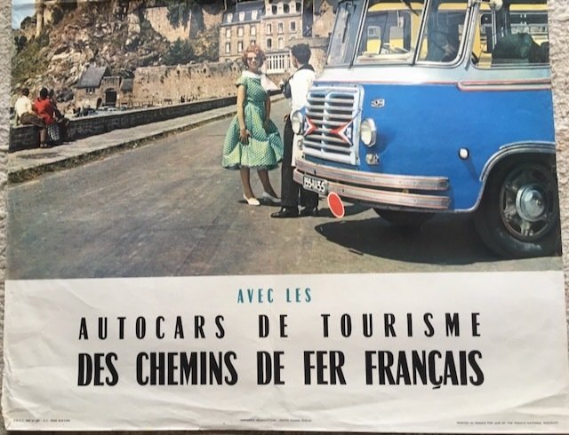 SNCF - Visitez le Mont Saint Michel avec les Autocars de Tourisme de la SNCF - 1960‹erne