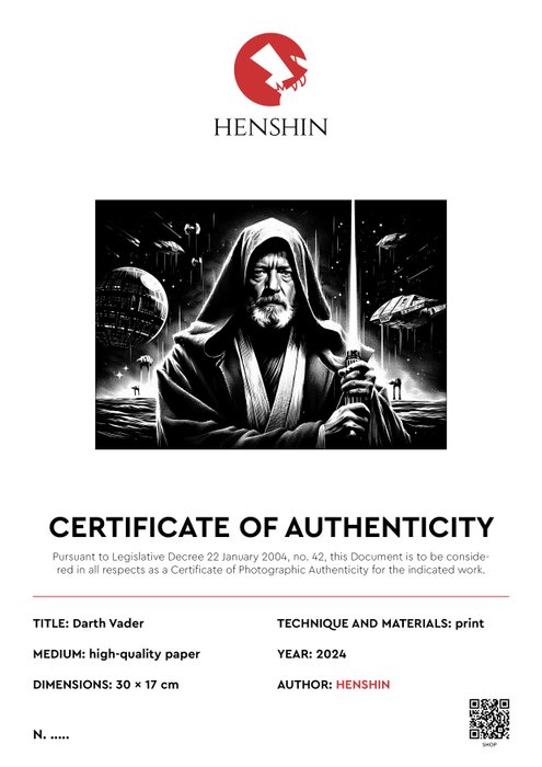 Henshin (Marco Celante) - 1 Giclée - Star Wars - Star Wars Tribute - Obi-Wan Kenobi - 2023