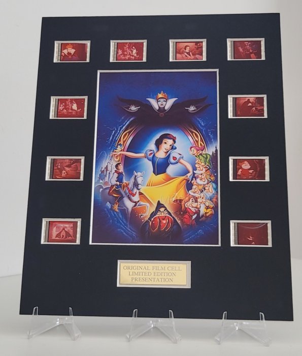 Snow White  The Seven Dwarfs - Framed Film Cell Display with COA