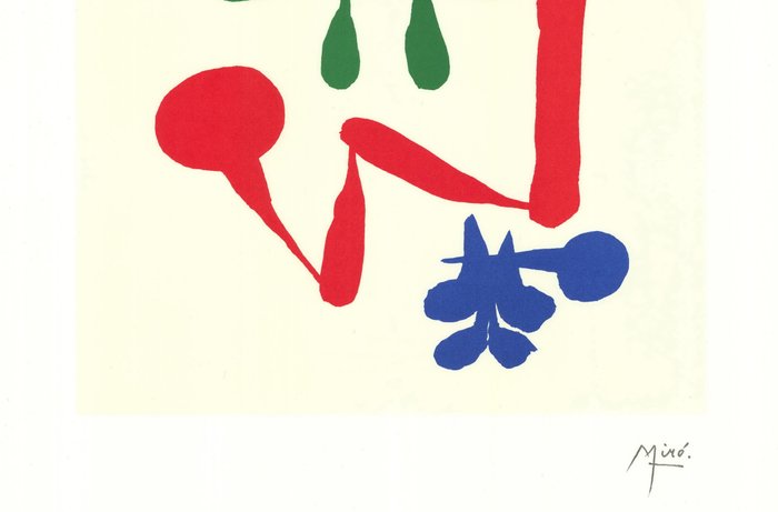 Joan Miro (1893-1983), d'après - Parler seul, composition 290