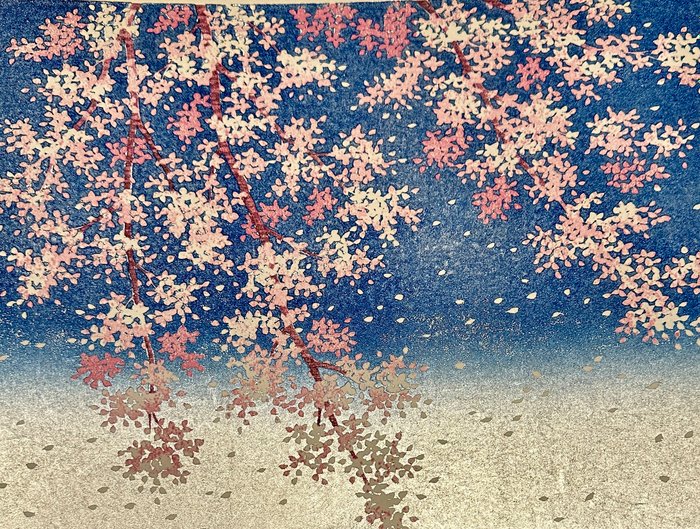 Tree Series:  "Sakura" Cherry blossom - XL size - Limited edition - NO RESERVE - Hajime Namiki 並木 (b 1948) - Japan