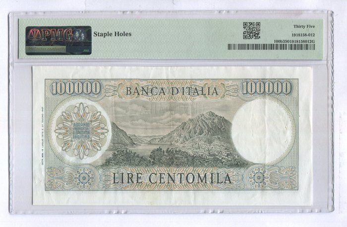 Italien. - 100 000 Lire - 1970 - Pick 100b