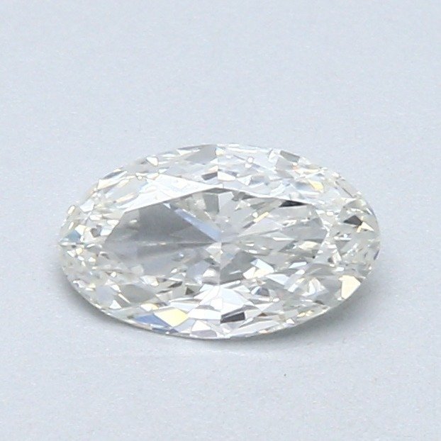 1 pcs Diamant  (Natur)  - 0.46 ct - Oval - E - VVS2 - International Gemological Institute (IGI)