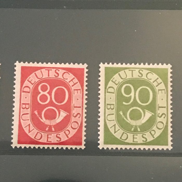 Tyskland, Forbundsrepublikken 1951 - Posthoorn - Michel 123/138