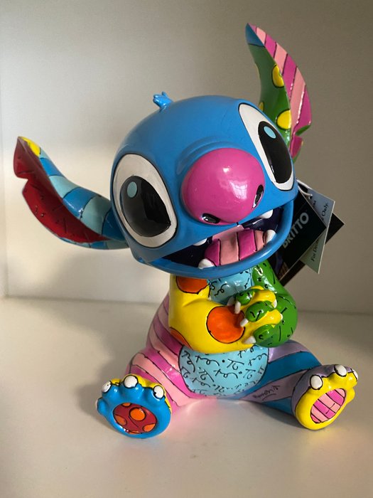 Disney - Lilo  Stitch - 1 - Stitch figurine, H: 20 cm - Walt Disney by Romero Britto