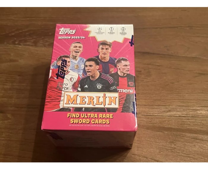 2023/24 Topps Merlin UEFA - 1 Sealed box - Næsten så god som ny (NM)