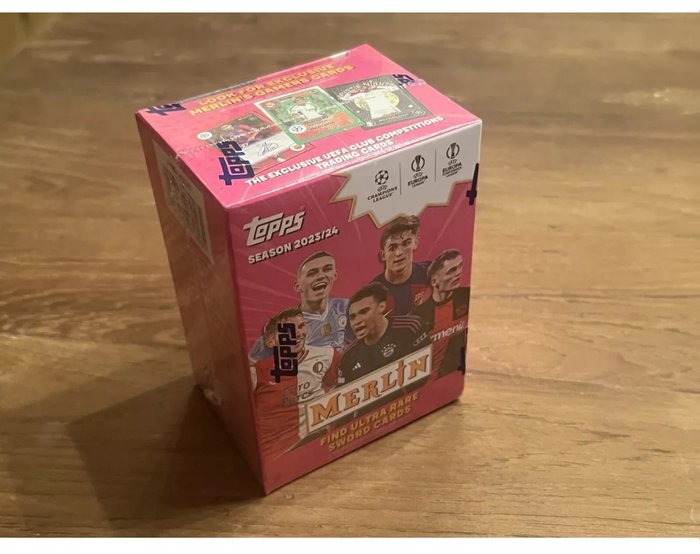 2023/24 Topps Merlin UEFA - 1 Sealed box - Næsten så god som ny (NM)