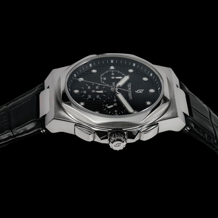 Tecnotempo - Chronograph "Ocatogon" - Black dial - - Ingen mindstepris - TT.OCT.B - Mænd - 2011-nu