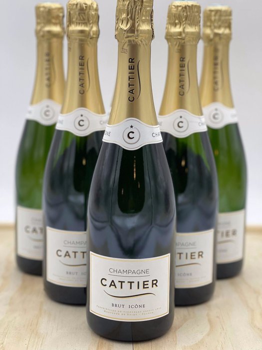 Cattier, Icone - Champagne Brut - 6 Flasker (0,75 L)