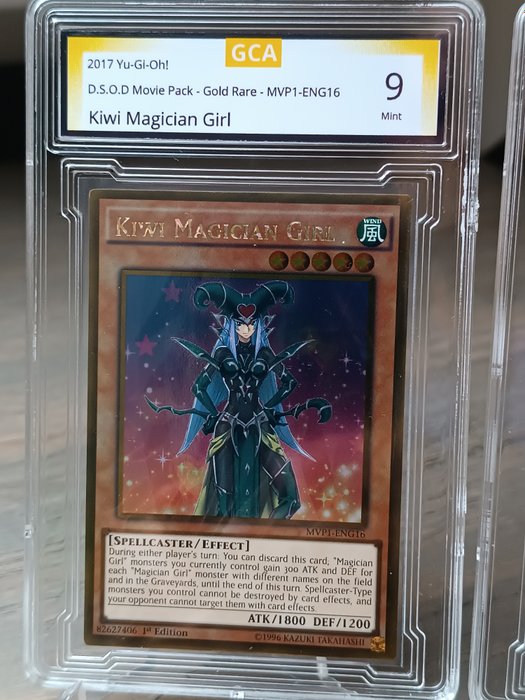 Konami - 2 Card - Kiwi Magician Girl  Deep-Eyes white dragon