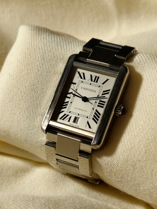 Cartier - Tank Solo XL Automatic - 3800 - Mænd - 2011-nu