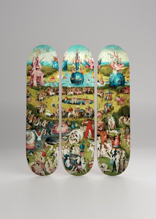 J Bosh - The Garden of Earthly Delights Triptych Skateboards