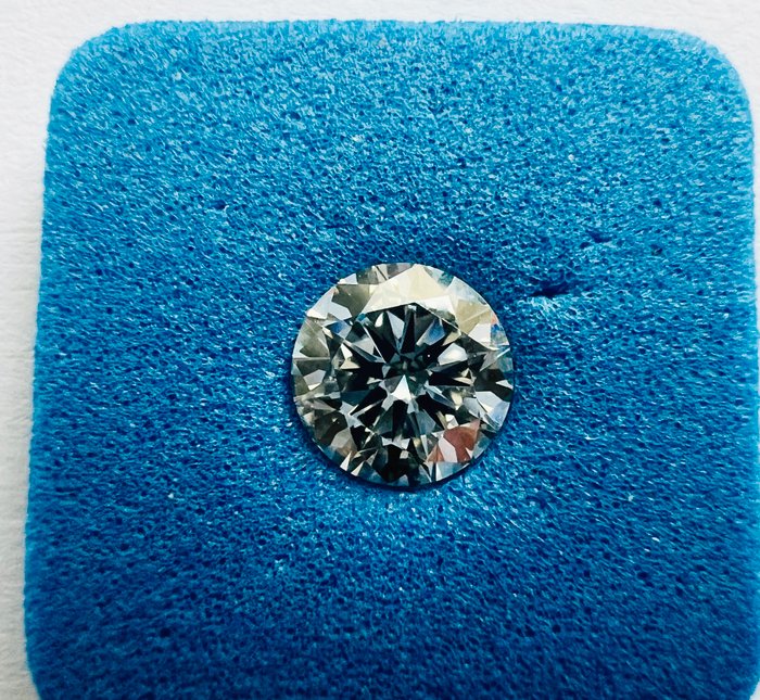 1 pcs Diamant  (Natur)  - 0.40 ct - Rund - H - VS1 - Gemological Institute of America (GIA)