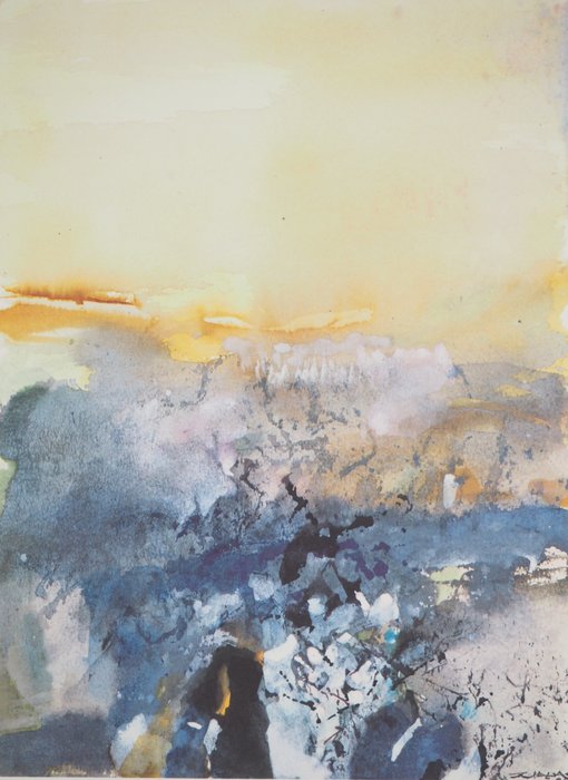 Zao Wou-Ki (1921-2013) - Lever de soleil