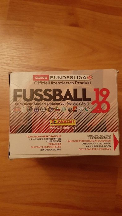 2019/20 Panini Fussball Bundesliga - 1 Sealed box - Næsten så god som ny (NM)