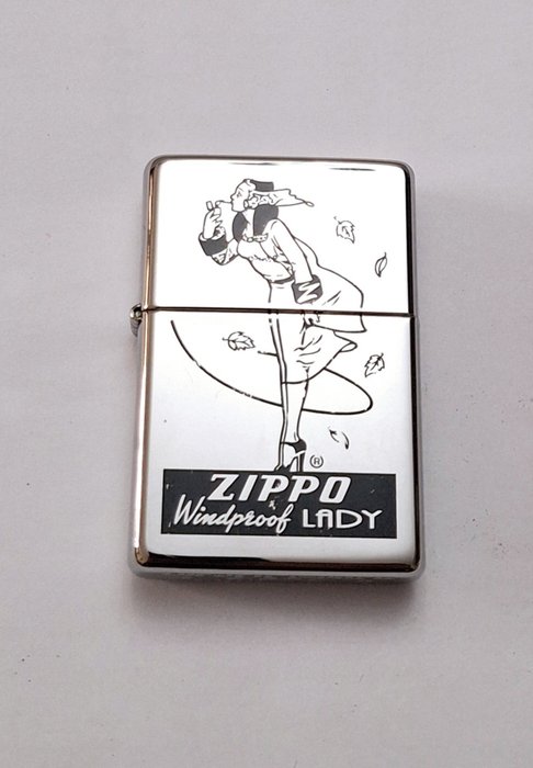 Zippo, Windproof LADY "Abril de 2009" - Lighter - Stål