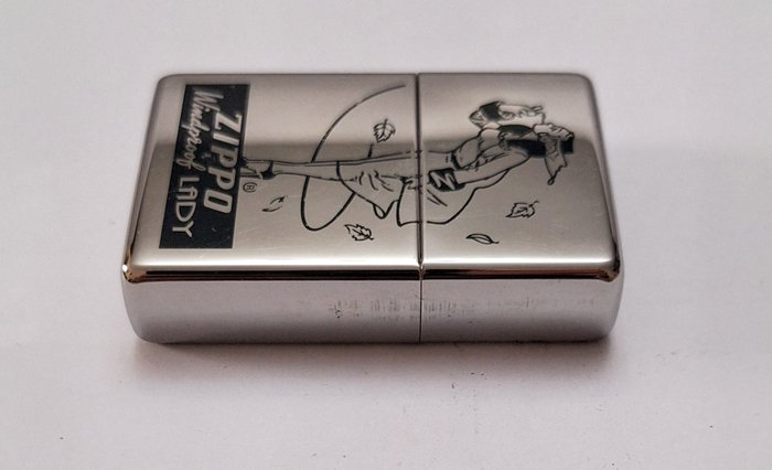 Zippo, Windproof LADY "Abril de 2009" - Lighter - Stål