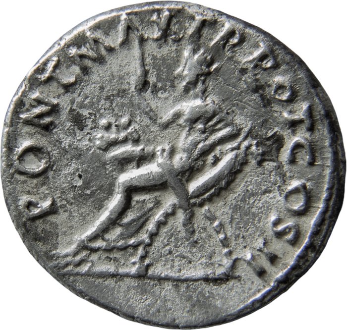 Romarriket. Trajan (AD 98-117). Denarius minted in Rome, 98 A.D. PONT MAX TR POT COS II Concordia  (Ingen mindstepris)