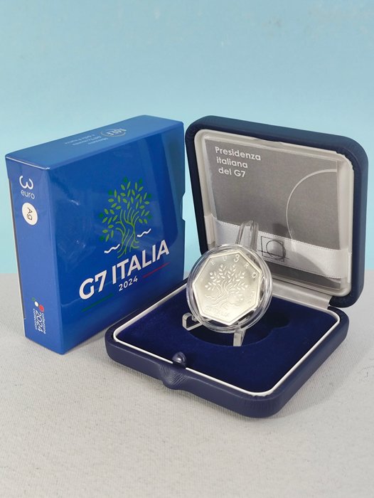 Italien. 5 Euro 2024 "G7 Italia"  (Ingen mindstepris)