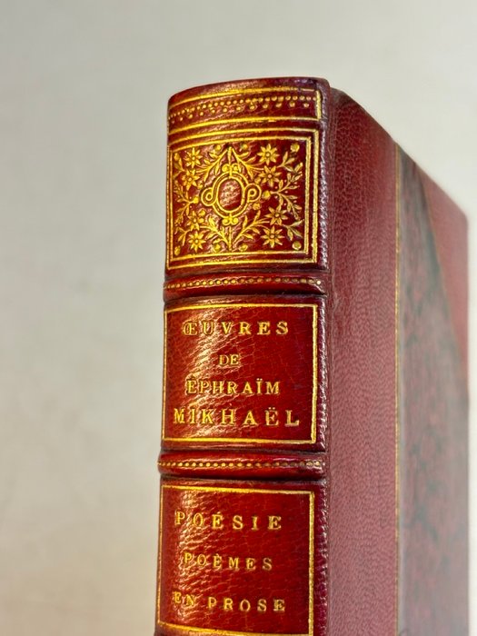 Ephraîm Mikhaël - Oeuvres de Ephraîm Mikhaël Poésie / Poèmes en prose‎ ‎ [Reliure signée Paul Vié] - 1890