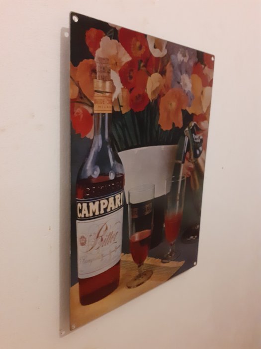 Davide campari s.p.a Milano - AIELLO-Davide Campari S.p.a Milano - Reklameplakat - Jern