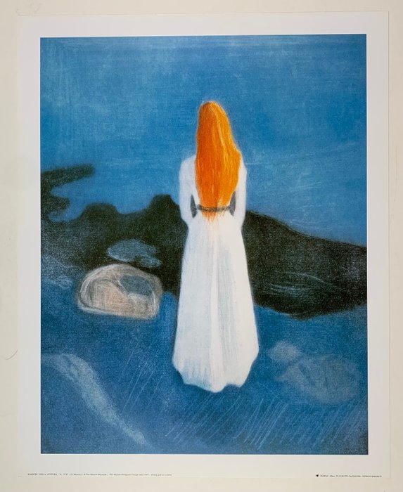 Edvard Munch - Young Girl on a Jetty - Artprint - 50 x 40 cm