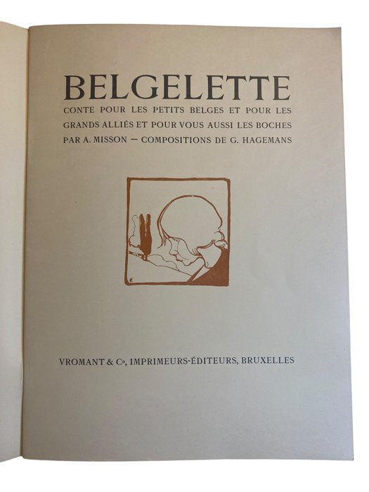 A. Misson / G. Hagemans - Belgelette - 1921