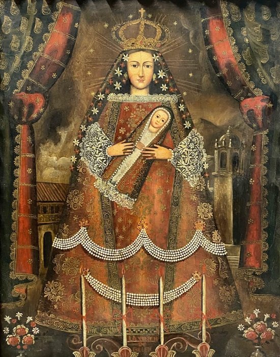 Abraham Callo Sanches (XX) - Madonna mit Kind