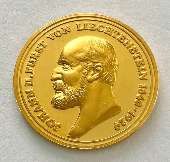 10,85 grams - Guld 999 - Liechtenstein 1975: Fürst Johann II.