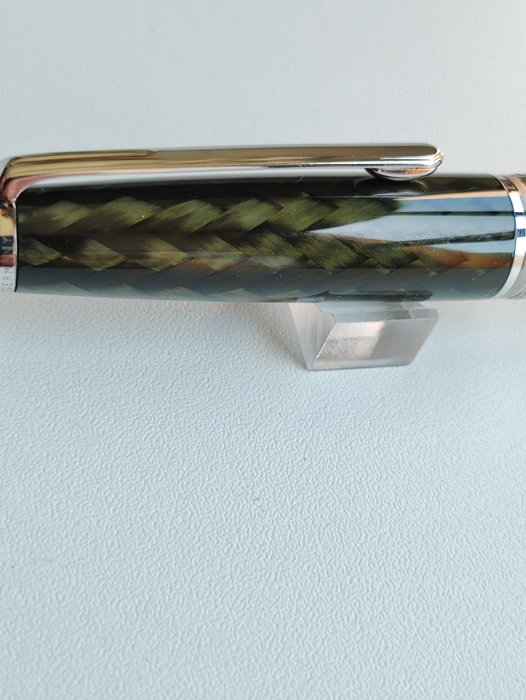 Montblanc - "Solitaire Carbono Steal" - Rollerpen