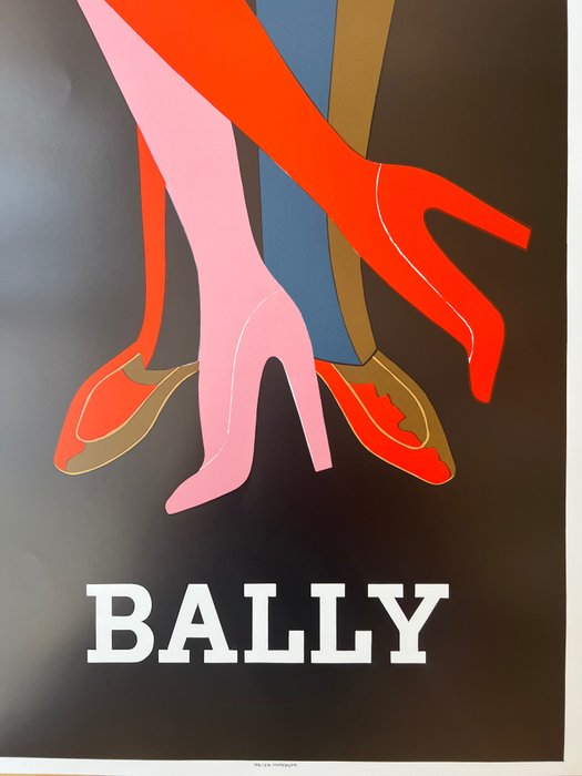 Bernard Villemot - poster decorativo- BALLY SHOES- VILLEMOT ’79 (AFTER) - 2000'erne