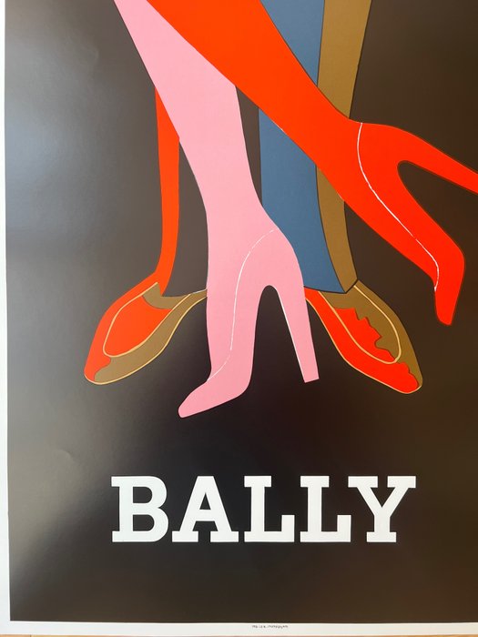 Bernard Villemot - poster decorativo- BALLY SHOES- VILLEMOT ’79 (AFTER) - 2000'erne