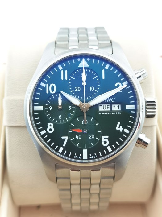 IWC - Pilot’s Watch Chronograph 41 Green - IW388104 - Mænd - 2022