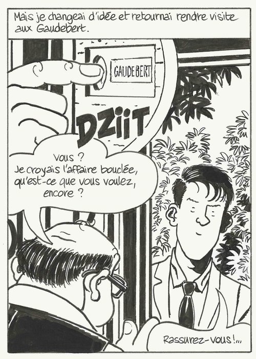 Ravard, François - 1 Original page - Nestor Burma T13 - Les rats de Montsouris - 2020