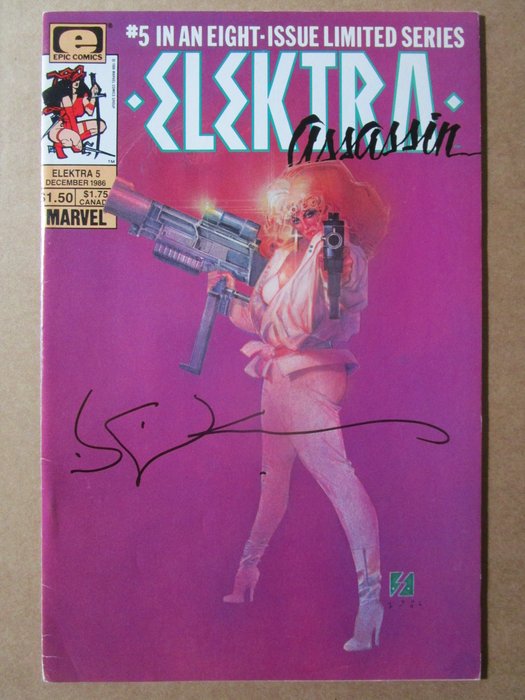 Elektra 5 - Elektra - Signed by Bill Sienkiewicz - 1 Signed comic